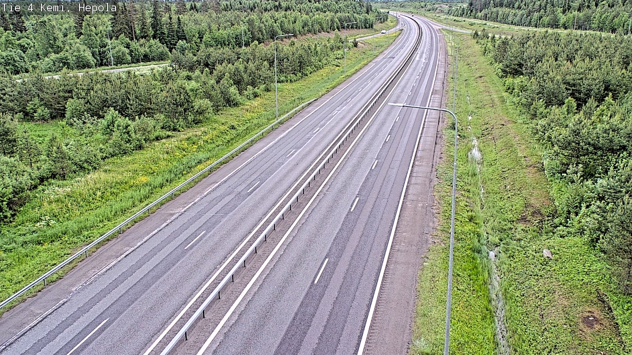 Kelikamerat Kuva Tie 4 Kemi, Hepola, Kemi, Lappi