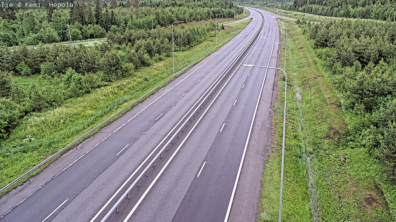 Kelikamerat Kuva Tie 4 Kemi, Hepola, Kemi, Lappi