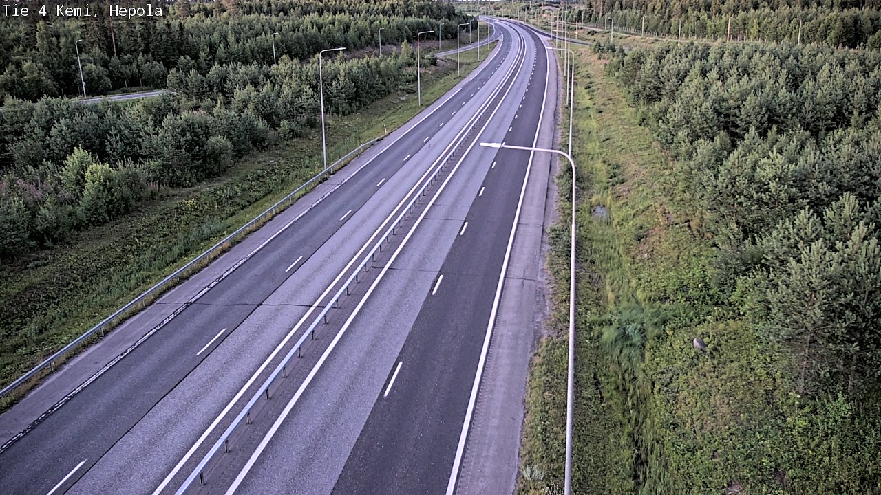 Kelikamerat Kuva Tie 4 Kemi, Hepola, Kemi, Lappi
