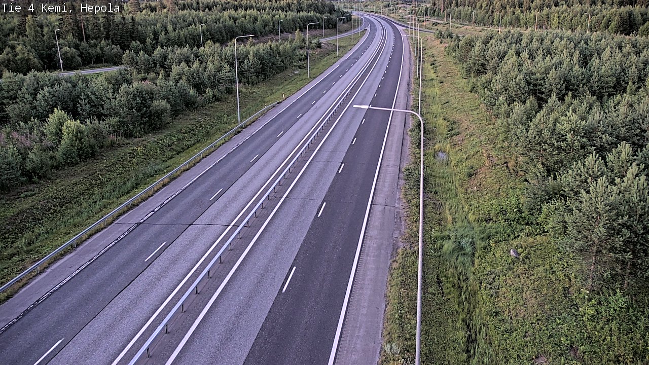 Kelikamerat Kuva Tie 4 Kemi, Hepola, Kemi, Lappi