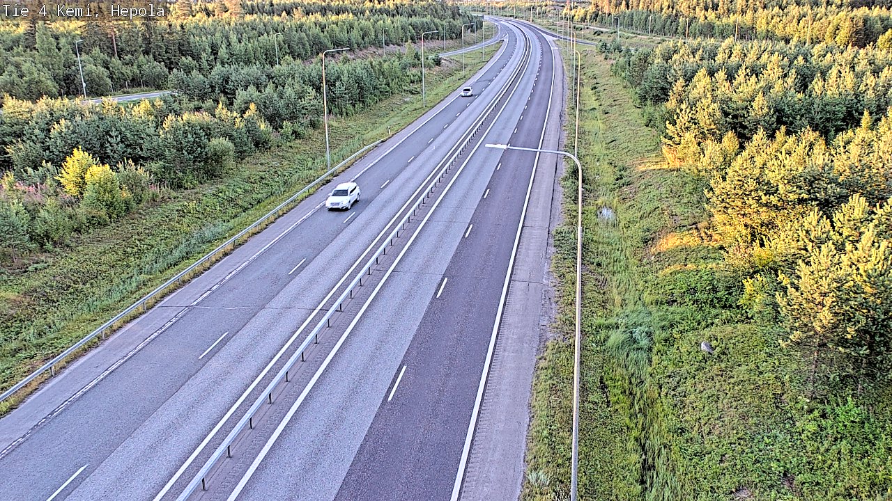 Weather Camera Image Road 4 Kemi, Hepola, Kemi, Lappi