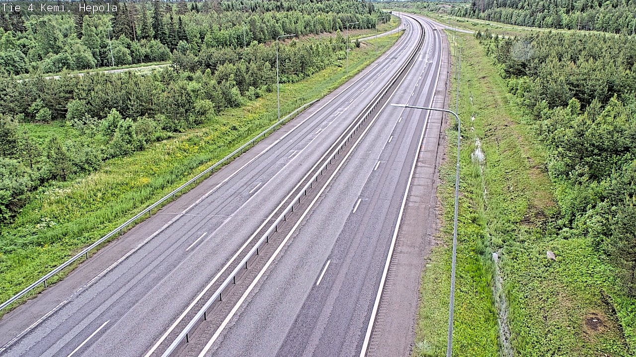 Kelikamerat Kuva Tie 4 Kemi, Hepola, Kemi, Lappi