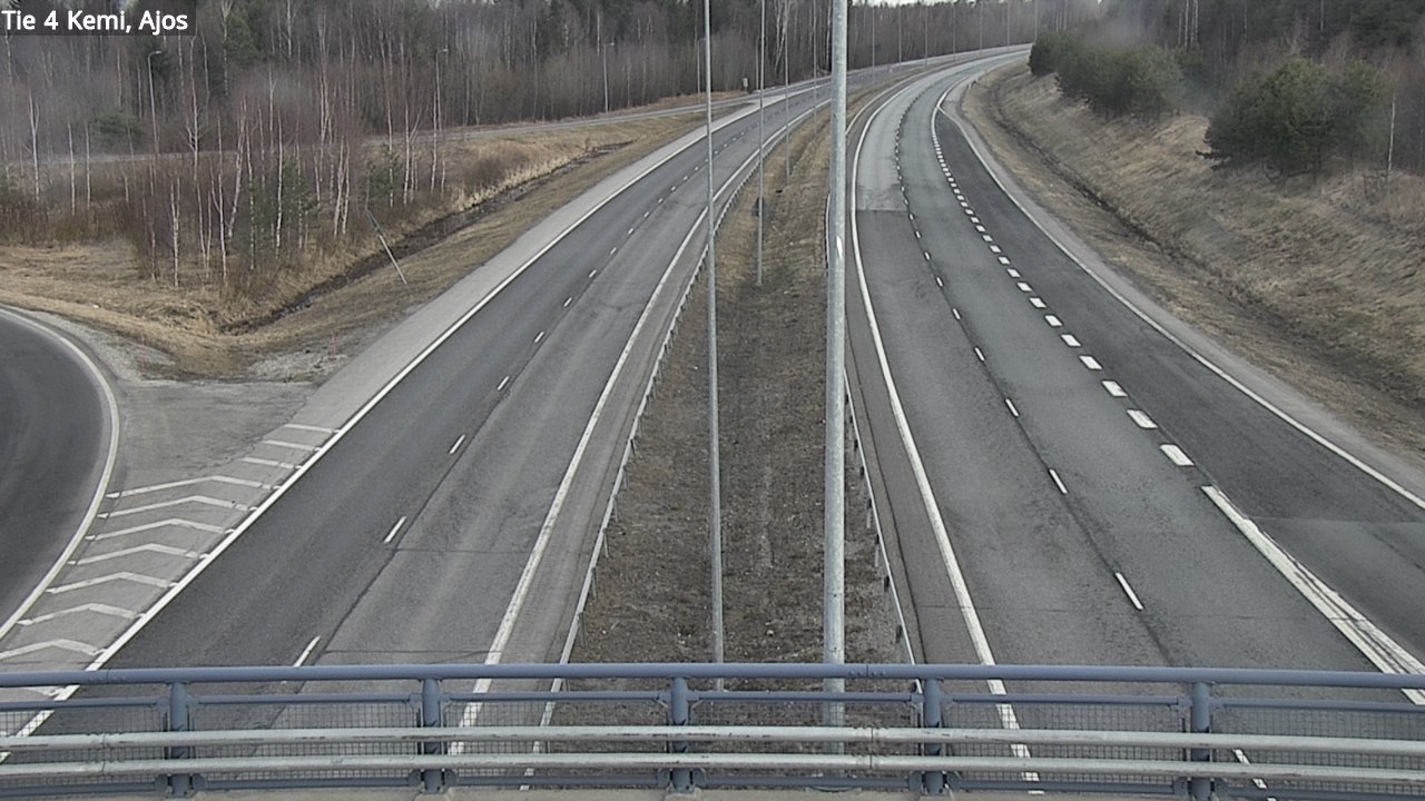 Weather Camera Image Road 4 Kemi, Ajos, Kemi, Lappi