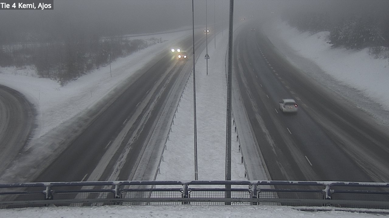 Weather Camera Image Väg 4 Kemi, Ajos, Kemi, Lappi