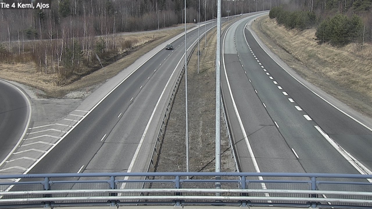 Weather Camera Image Road 4 Kemi, Ajos, Kemi, Lappi