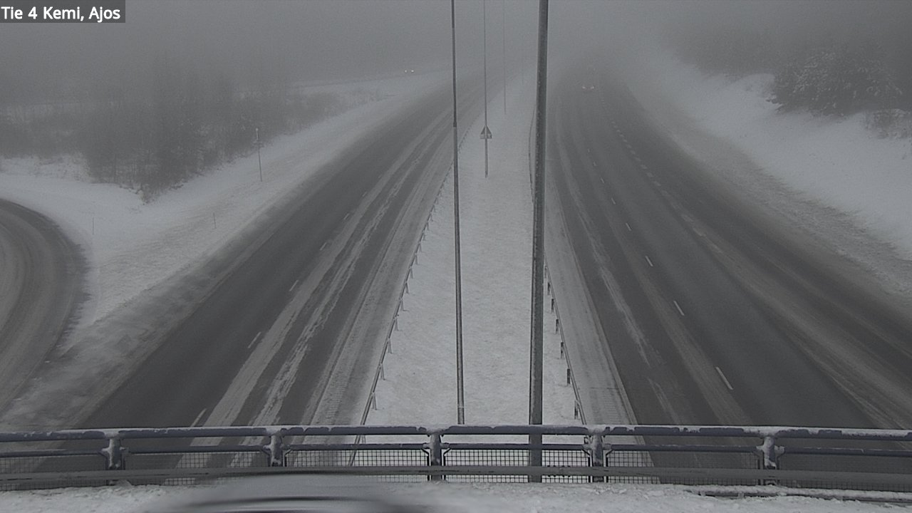 Weather Camera Image Väg 4 Kemi, Ajos, Kemi, Lappi