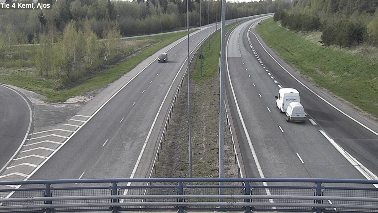 Weather Camera Image Väg 4 Kemi, Ajos, Kemi, Lappi