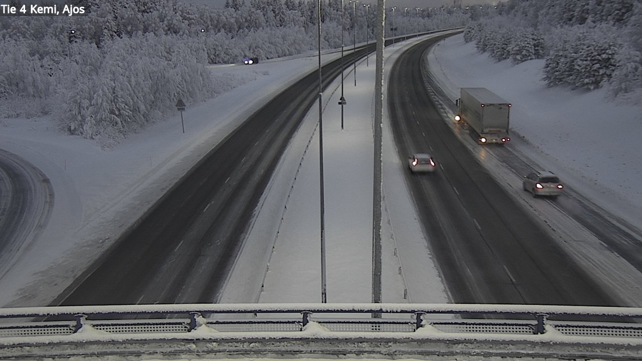 Kelikamerat Kuva Tie 4 Kemi, Ajos, Kemi, Lappi