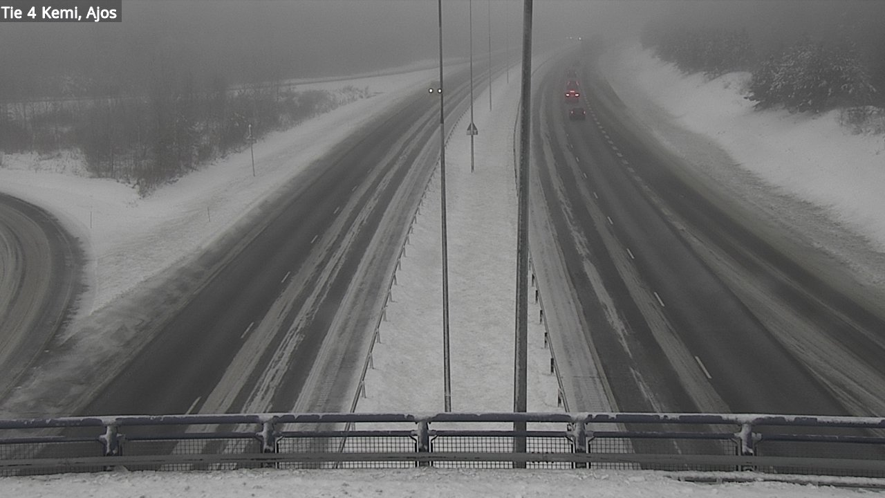 Weather Camera Image Väg 4 Kemi, Ajos, Kemi, Lappi