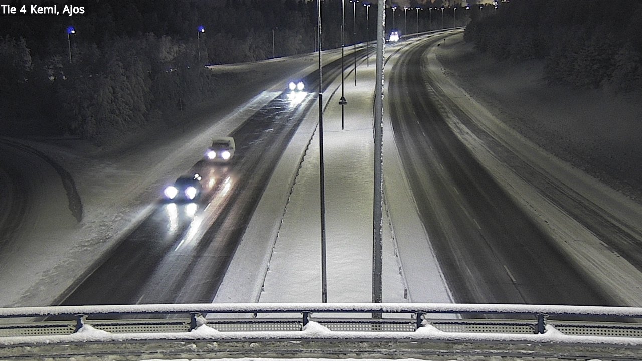 Kelikamerat Kuva Tie 4 Kemi, Ajos, Kemi, Lappi