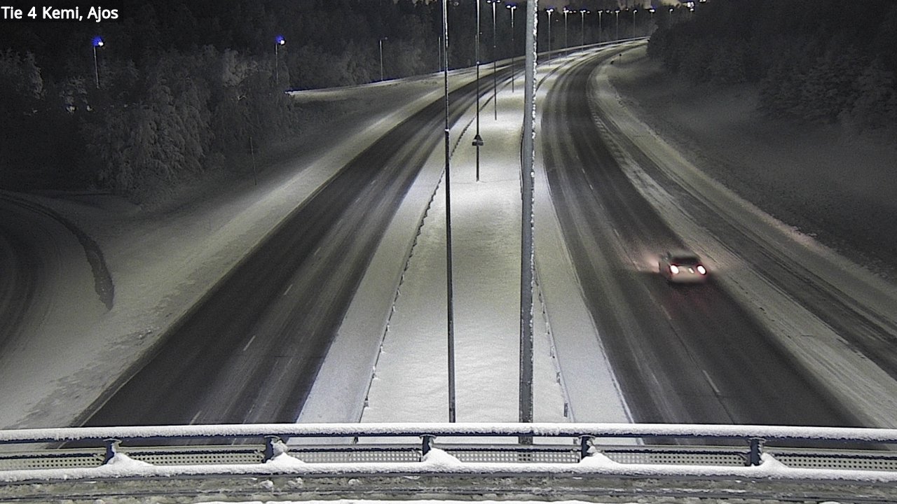 Kelikamerat Kuva Tie 4 Kemi, Ajos, Kemi, Lappi