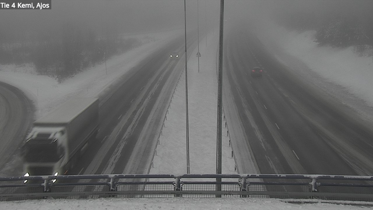 Weather Camera Image Väg 4 Kemi, Ajos, Kemi, Lappi