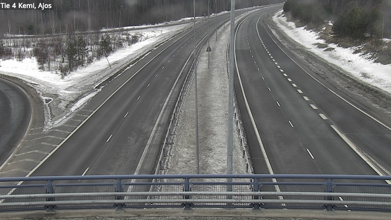 Kelikamerat Kuva Tie 4 Kemi, Ajos, Kemi, Lappi