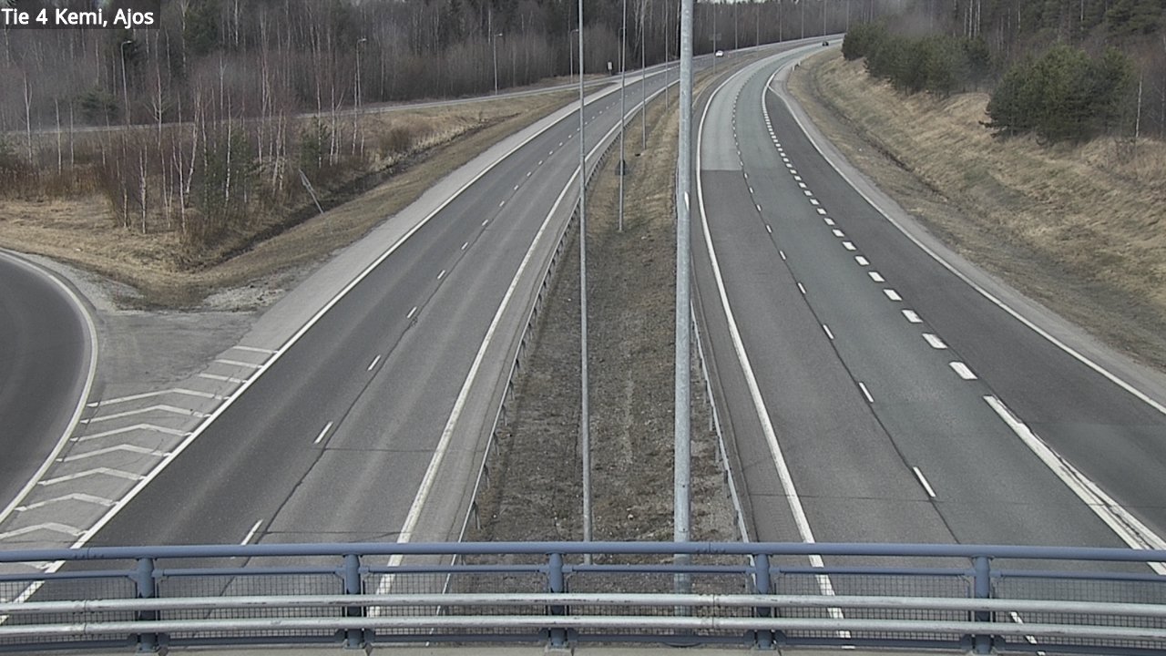 Weather Camera Image Road 4 Kemi, Ajos, Kemi, Lappi