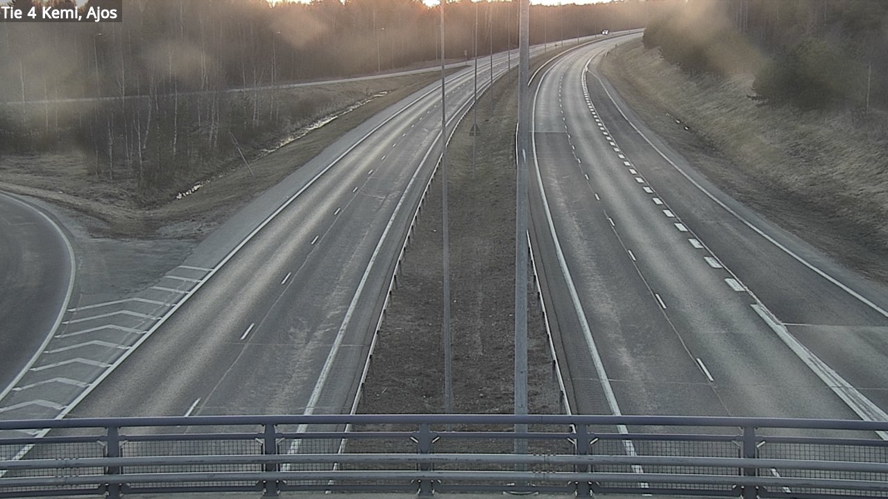 Weather Camera Image Road 4 Kemi, Ajos, Kemi, Lappi