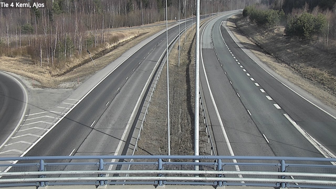 Weather Camera Image Road 4 Kemi, Ajos, Kemi, Lappi