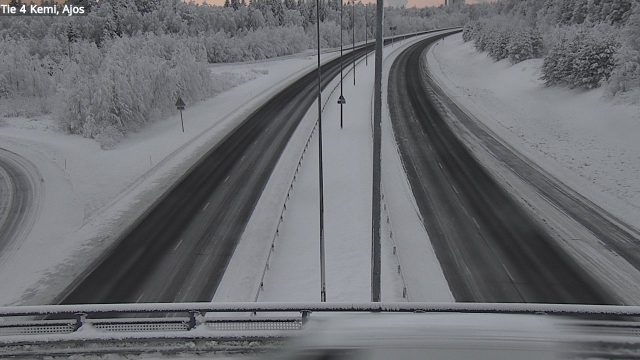 Kelikamerat Kuva Tie 4 Kemi, Ajos, Kemi, Lappi