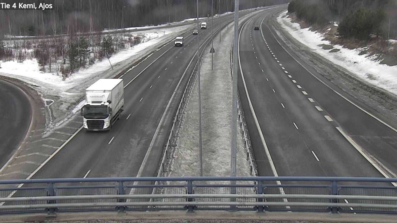 Weather Camera Image Road 4 Kemi, Ajos, Kemi, Lappi