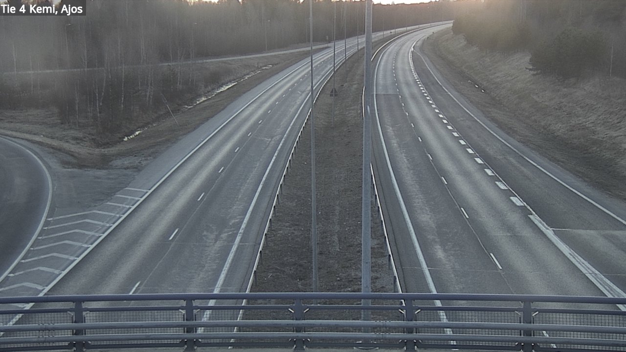 Weather Camera Image Road 4 Kemi, Ajos, Kemi, Lappi