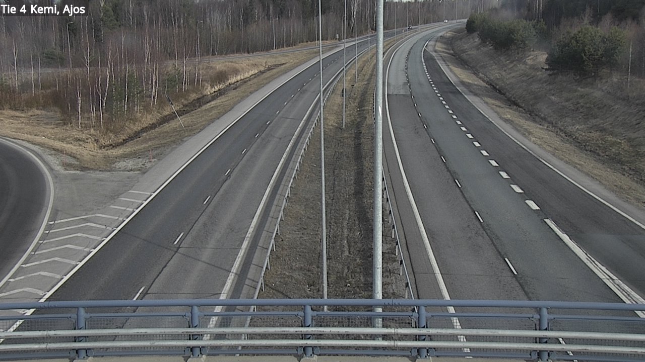 Weather Camera Image Road 4 Kemi, Ajos, Kemi, Lappi