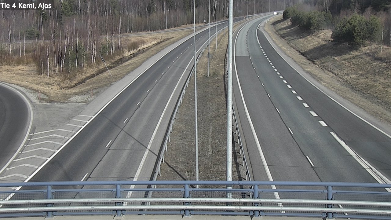 Weather Camera Image Road 4 Kemi, Ajos, Kemi, Lappi