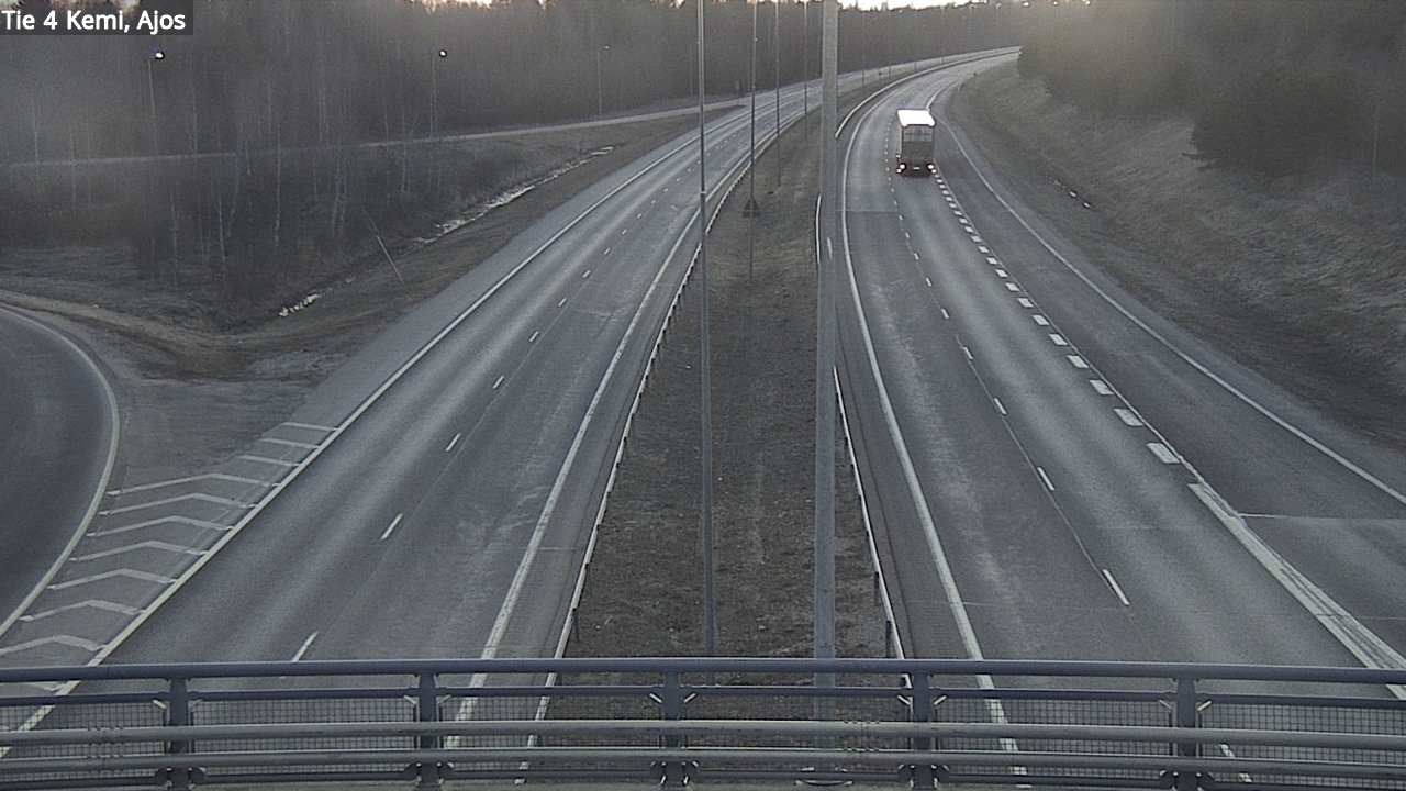 Weather Camera Image Road 4 Kemi, Ajos, Kemi, Lappi