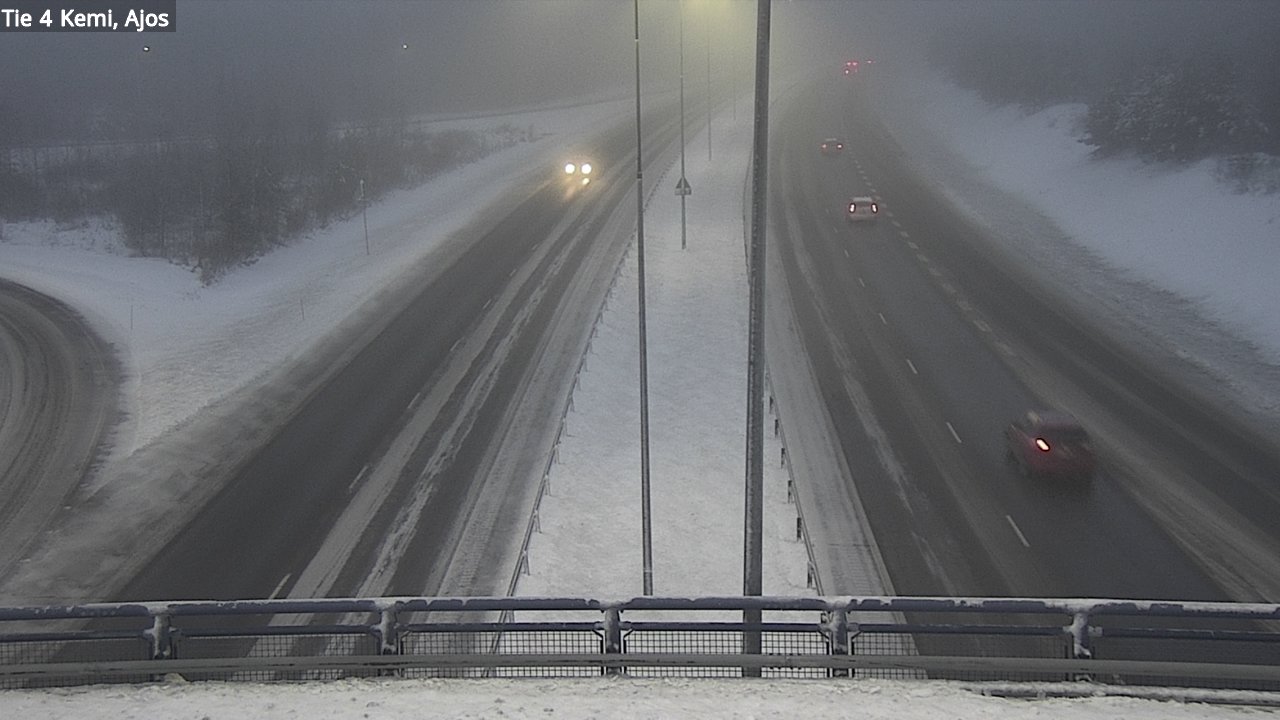 Weather Camera Image Väg 4 Kemi, Ajos, Kemi, Lappi