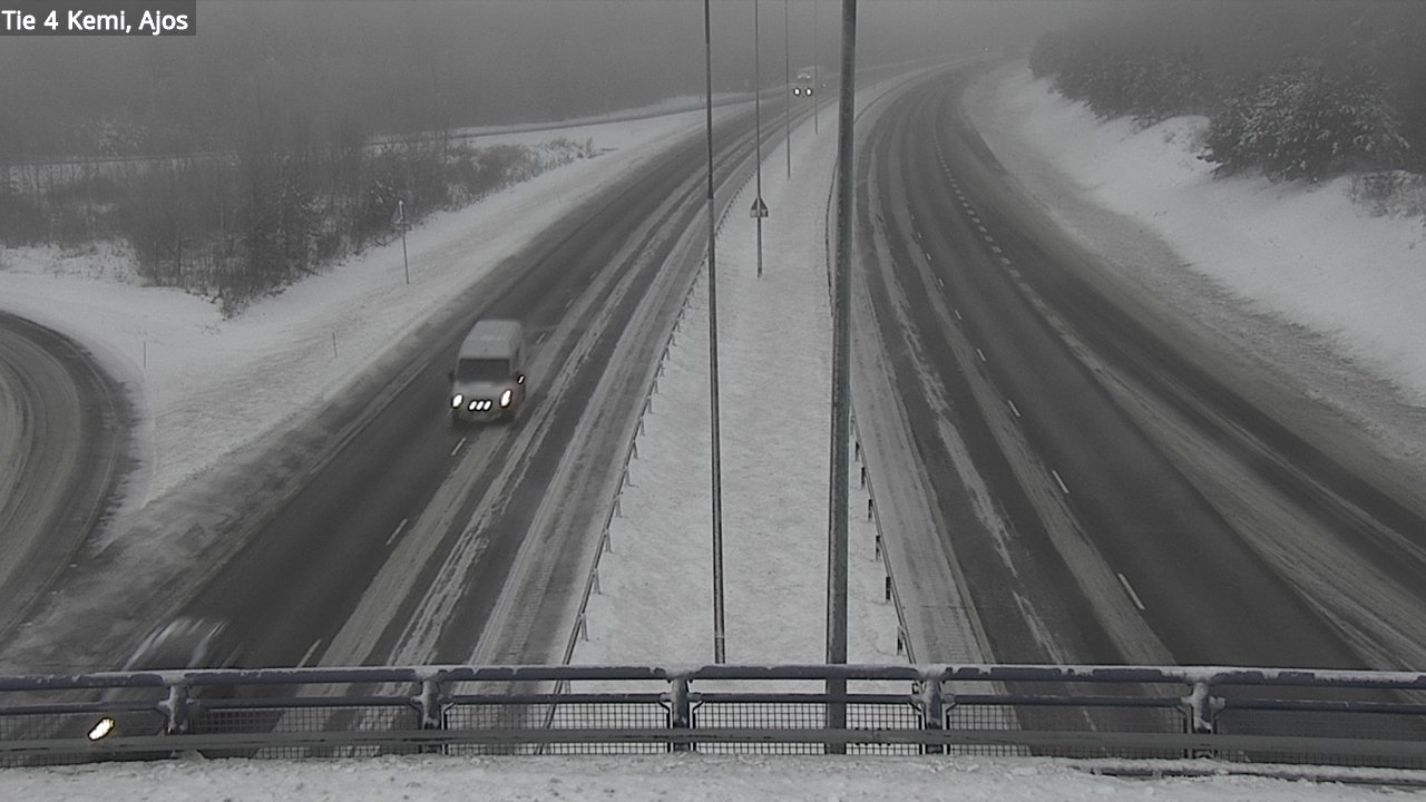 Weather Camera Image Väg 4 Kemi, Ajos, Kemi, Lappi