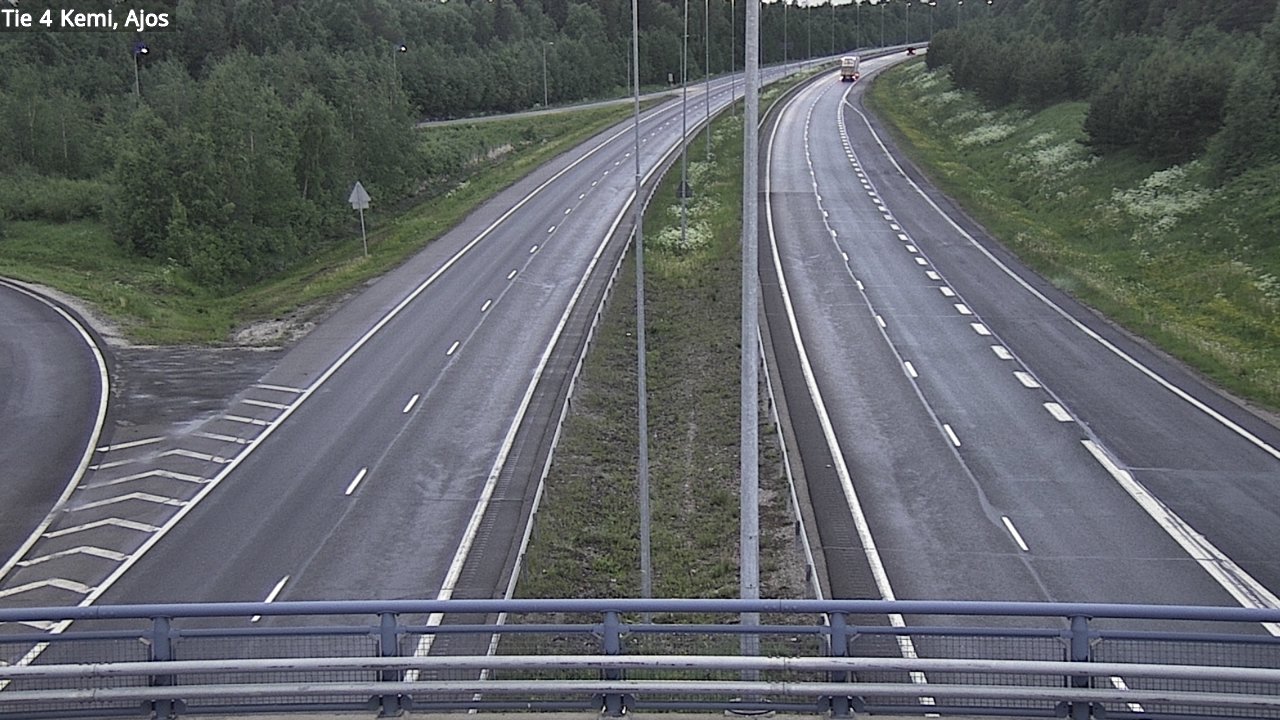 Kelikamerat Kuva Tie 4 Kemi, Ajos, Kemi, Lappi