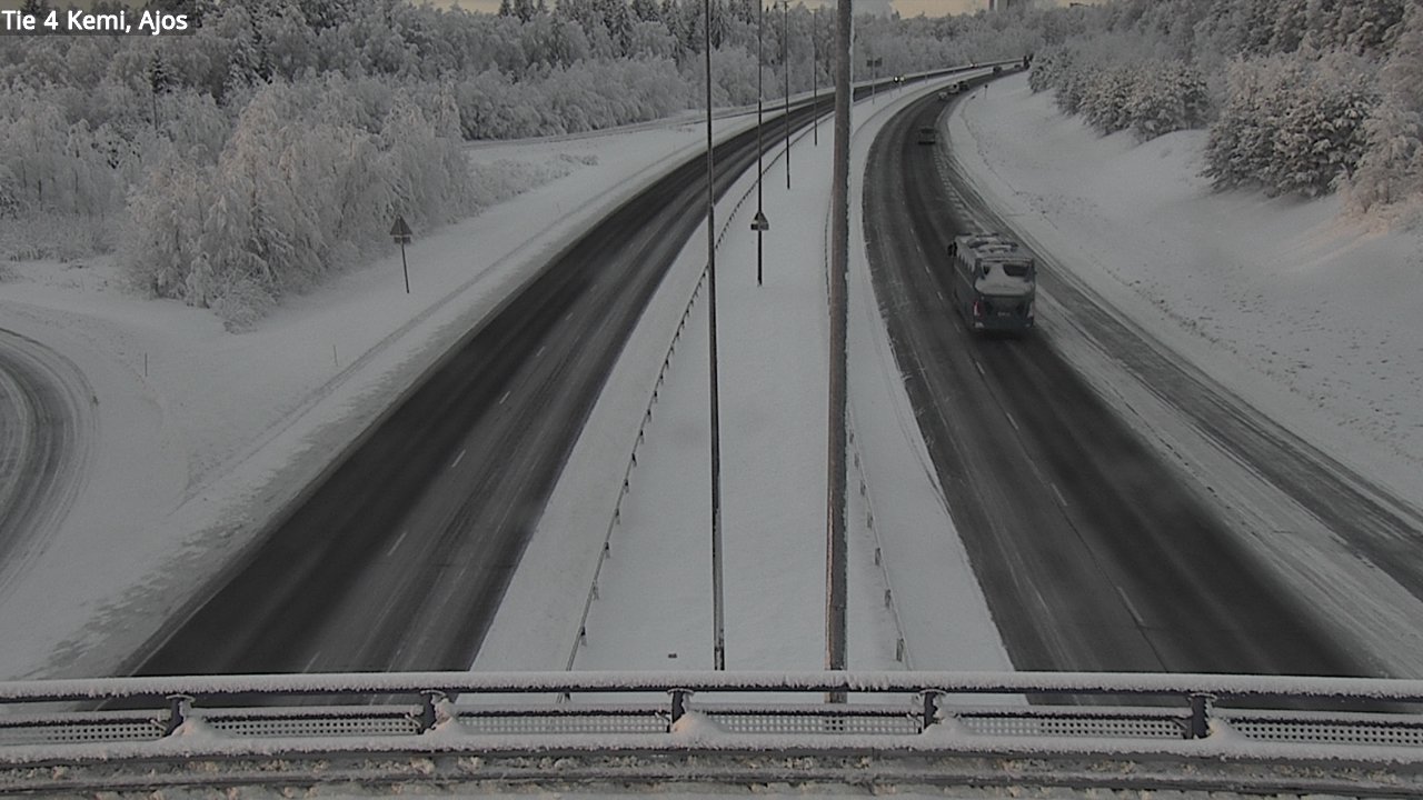 Kelikamerat Kuva Tie 4 Kemi, Ajos, Kemi, Lappi