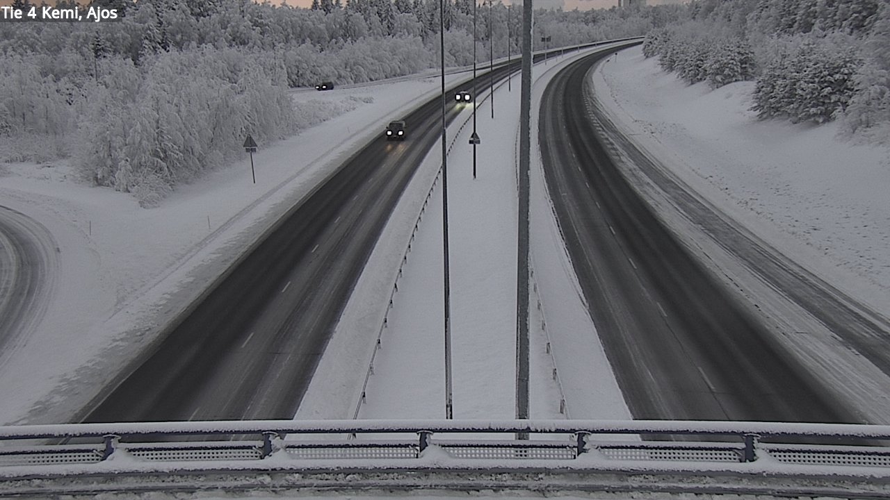 Kelikamerat Kuva Tie 4 Kemi, Ajos, Kemi, Lappi
