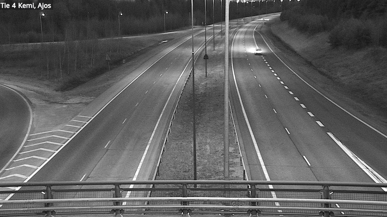 Weather Camera Image Väg 4 Kemi, Ajos, Kemi, Lappi