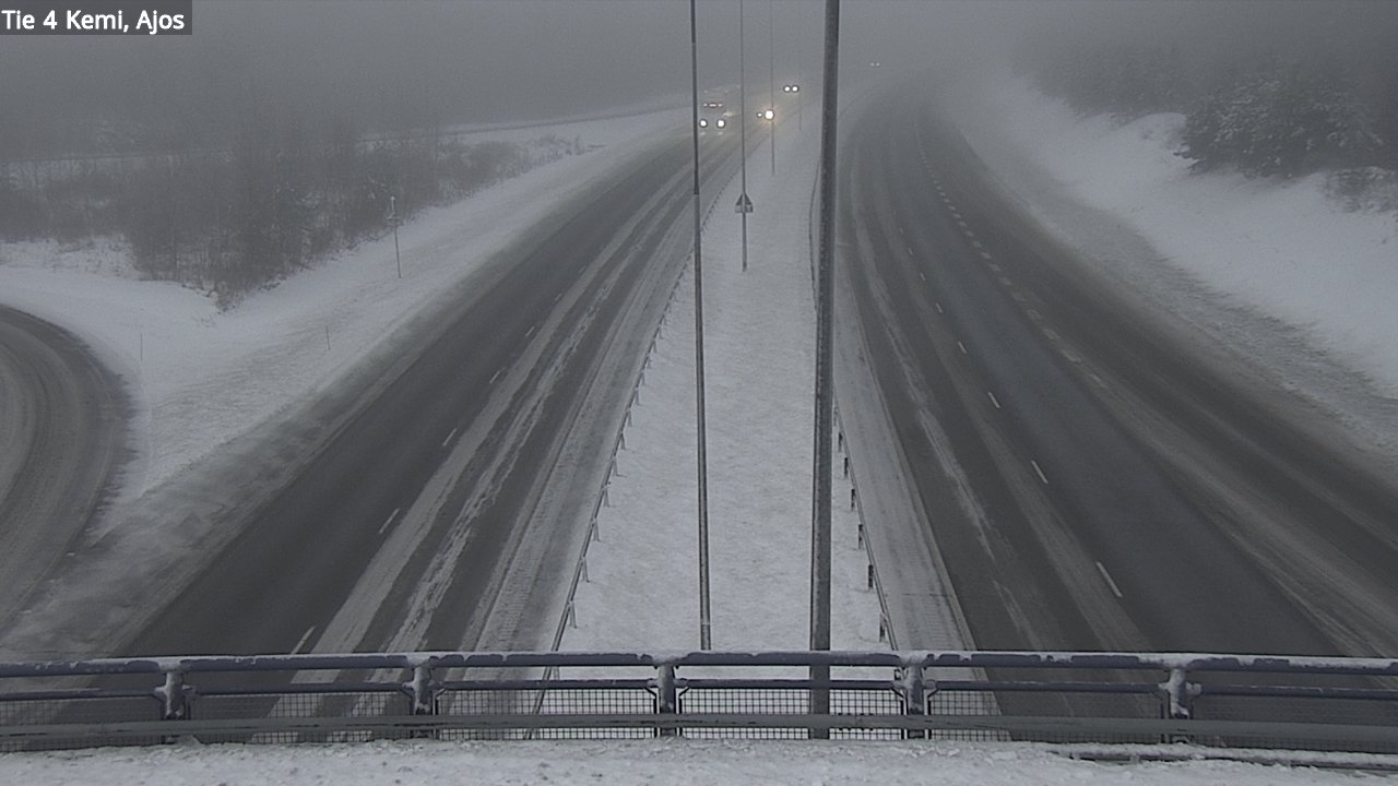 Weather Camera Image Väg 4 Kemi, Ajos, Kemi, Lappi