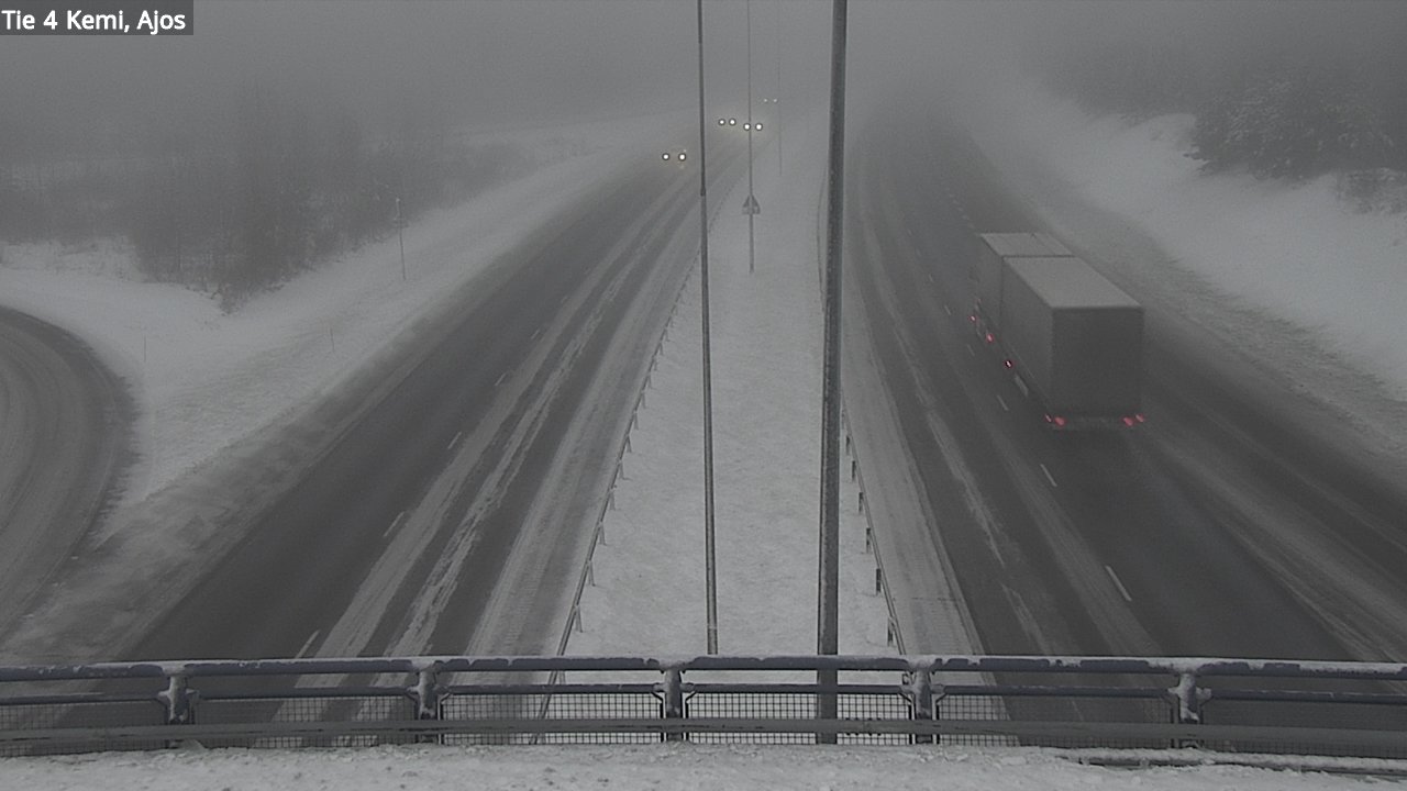 Weather Camera Image Väg 4 Kemi, Ajos, Kemi, Lappi