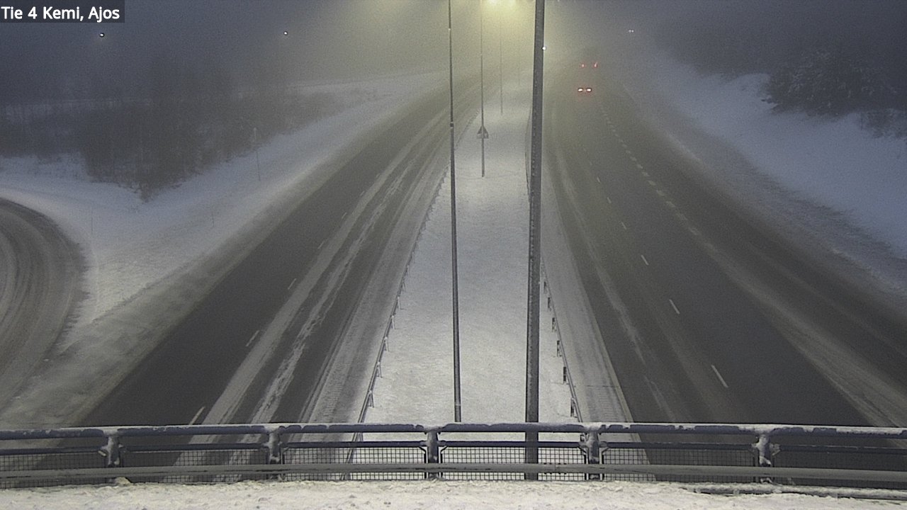 Weather Camera Image Väg 4 Kemi, Ajos, Kemi, Lappi