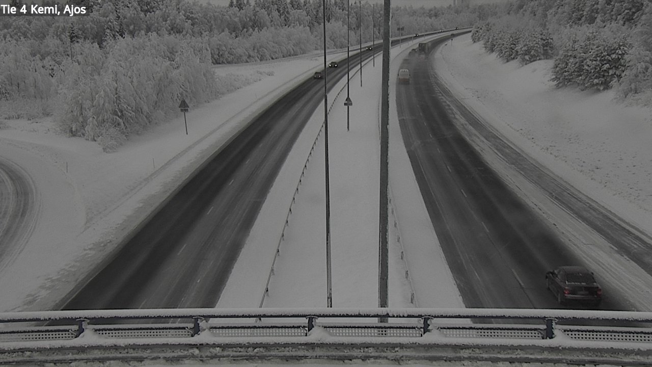 Kelikamerat Kuva Tie 4 Kemi, Ajos, Kemi, Lappi