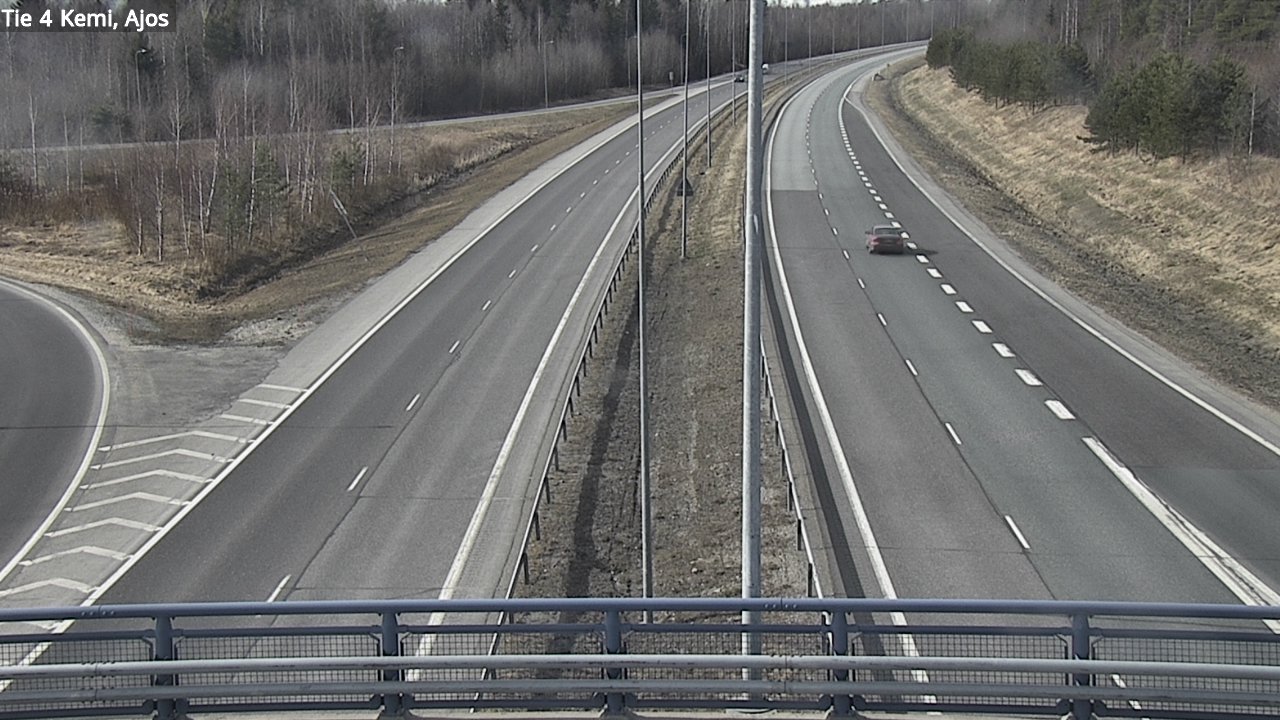 Weather Camera Image Road 4 Kemi, Ajos, Kemi, Lappi