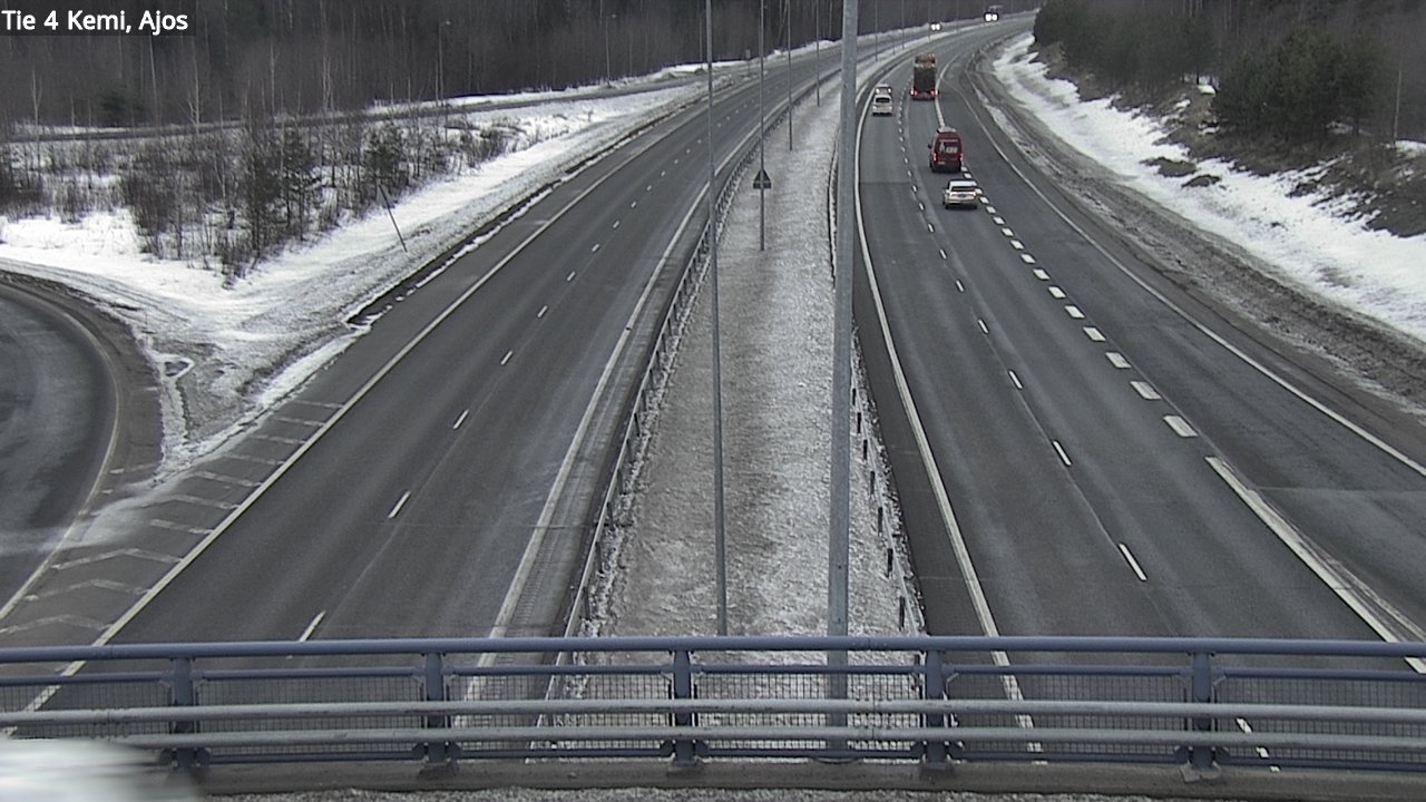 Kelikamerat Kuva Tie 4 Kemi, Ajos, Kemi, Lappi