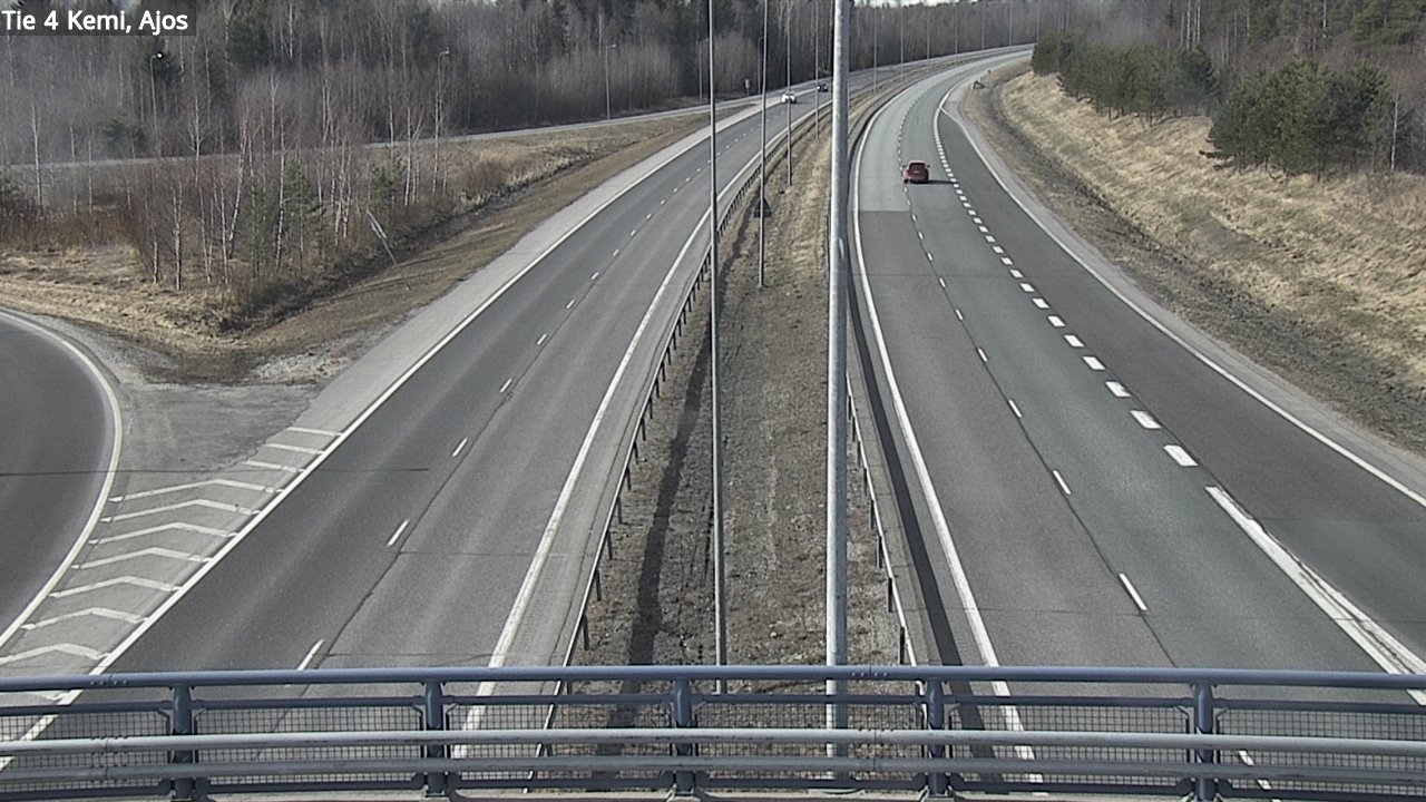 Weather Camera Image Road 4 Kemi, Ajos, Kemi, Lappi