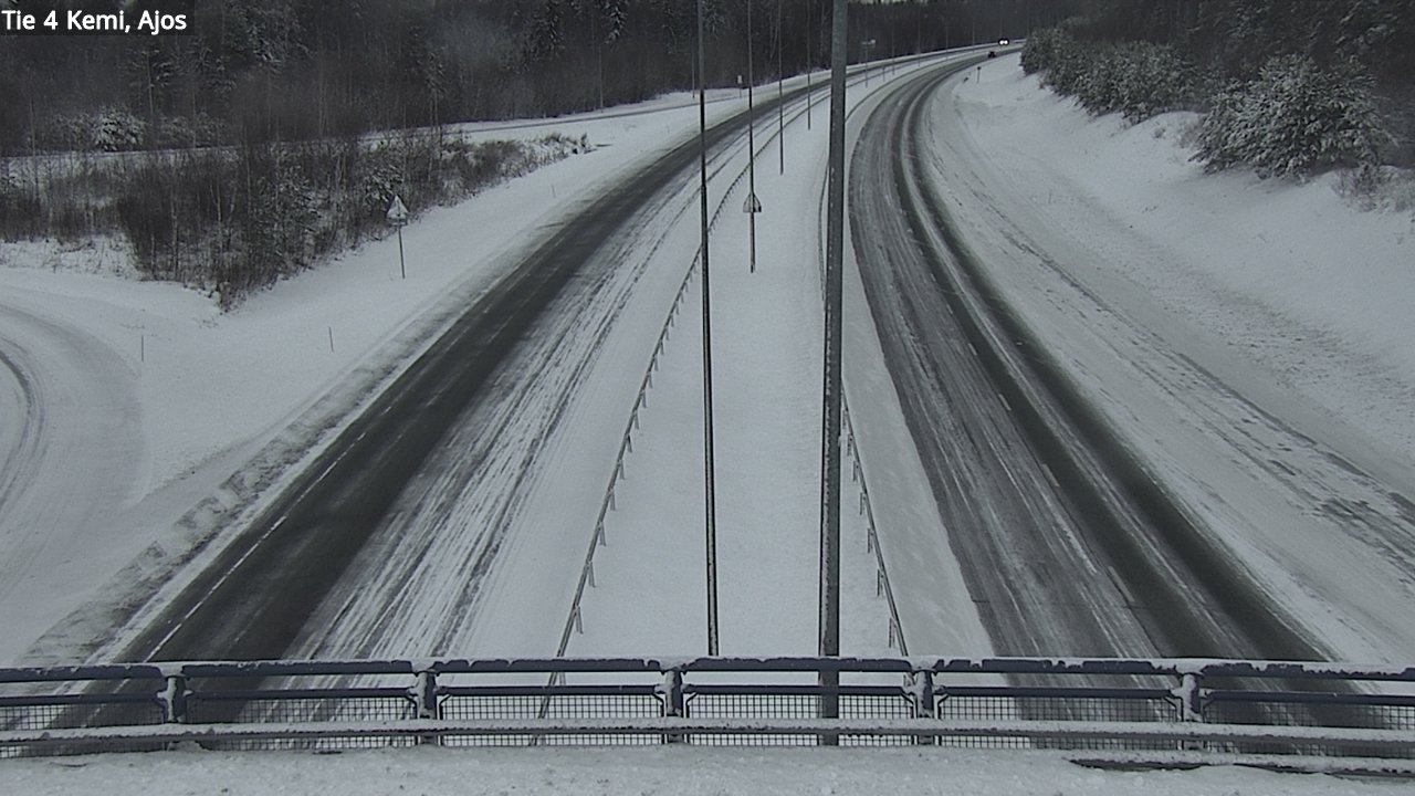 Kelikamerat Kuva Tie 4 Kemi, Ajos, Kemi, Lappi