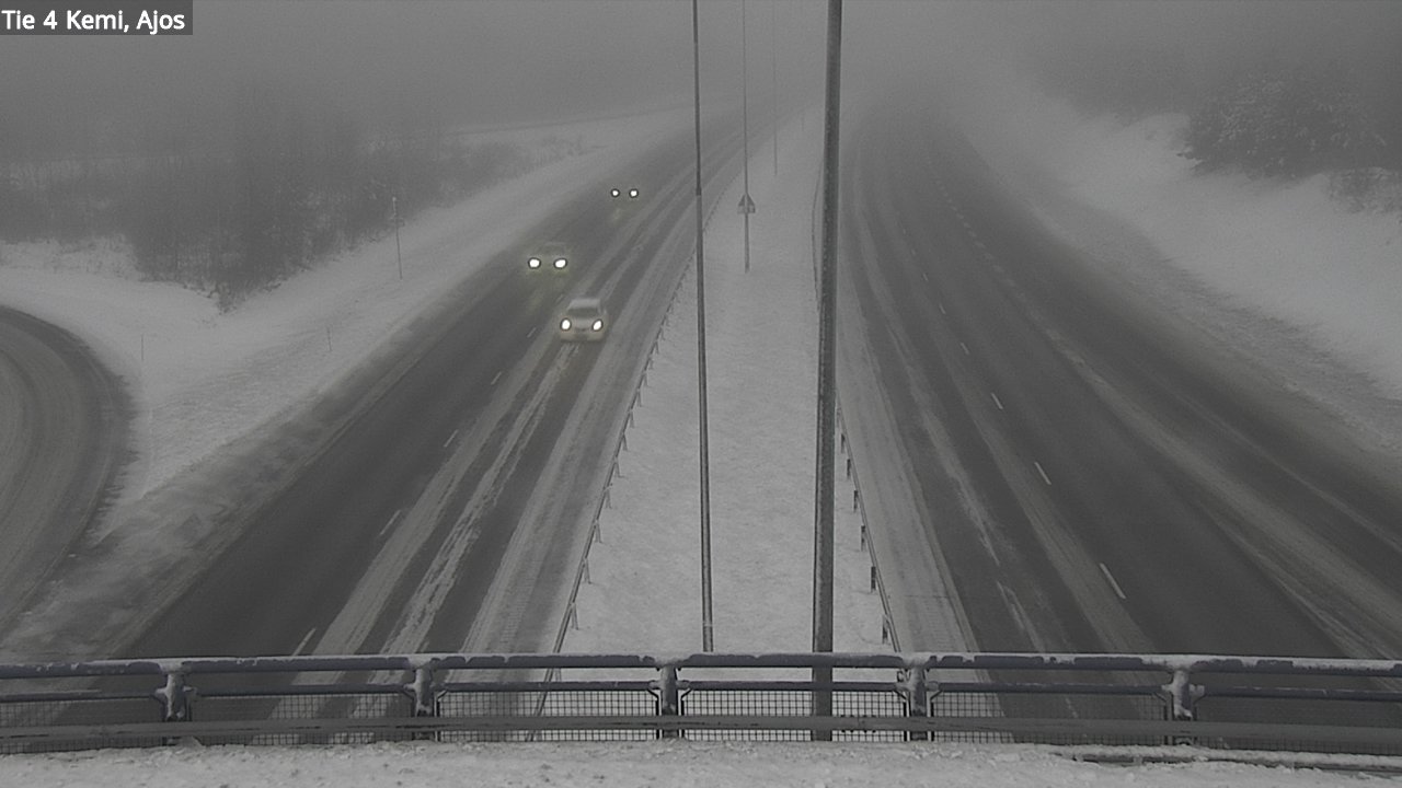 Weather Camera Image Väg 4 Kemi, Ajos, Kemi, Lappi