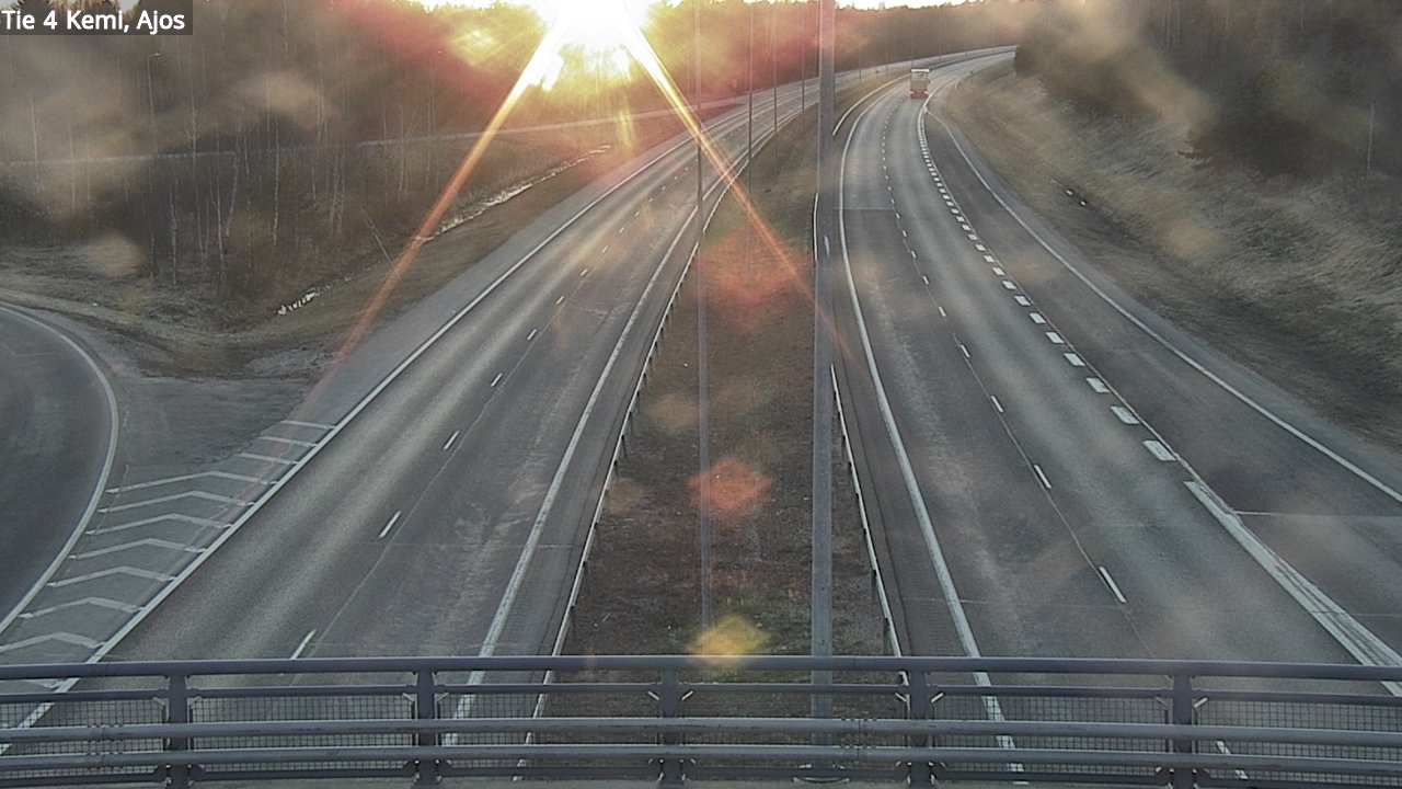 Weather Camera Image Road 4 Kemi, Ajos, Kemi, Lappi