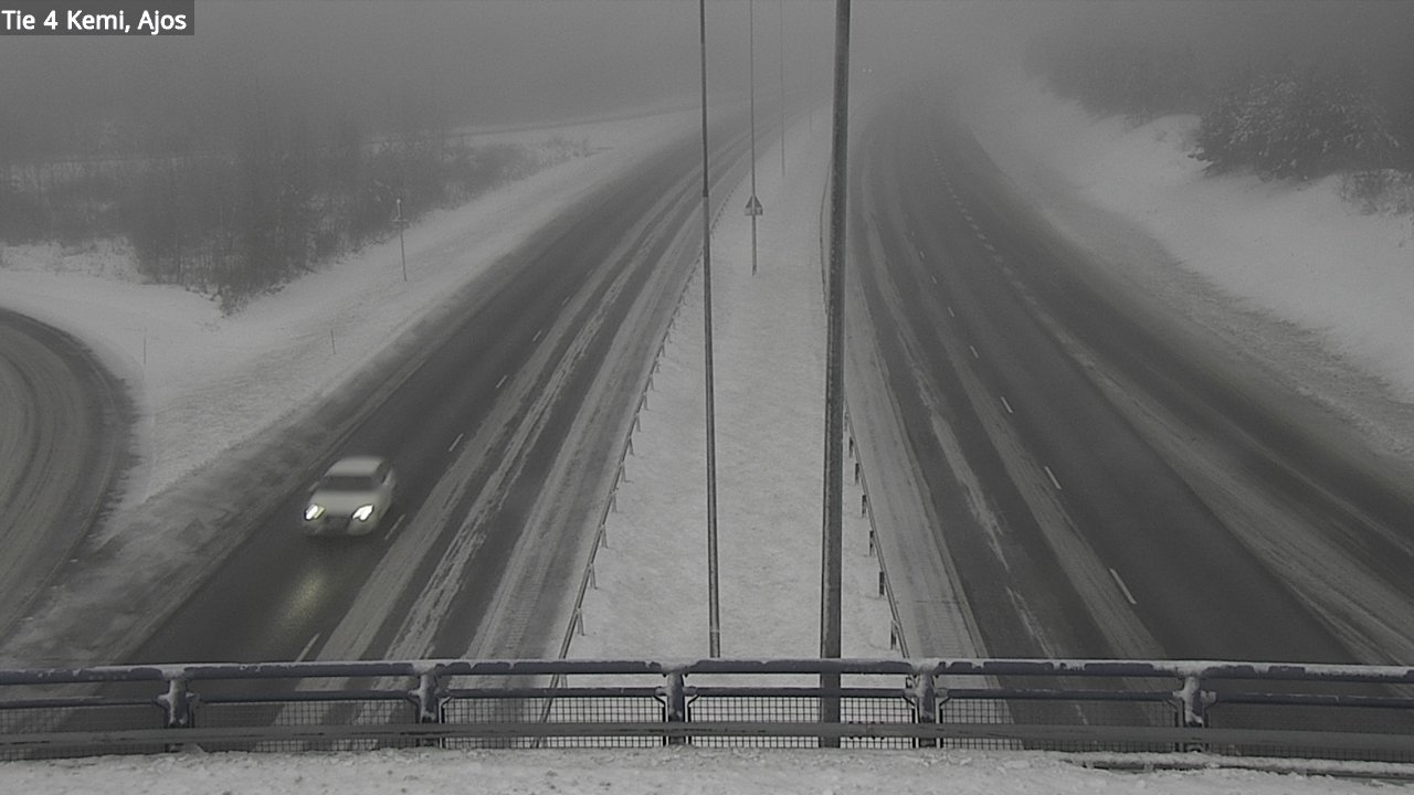 Weather Camera Image Väg 4 Kemi, Ajos, Kemi, Lappi