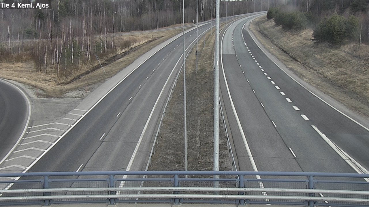 Weather Camera Image Road 4 Kemi, Ajos, Kemi, Lappi