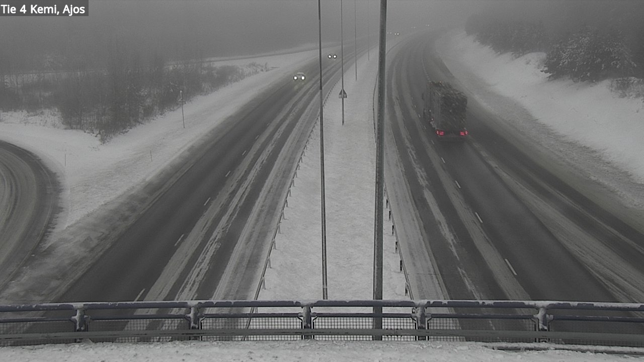 Weather Camera Image Väg 4 Kemi, Ajos, Kemi, Lappi