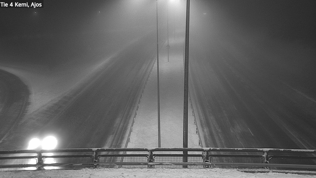 Weather Camera Image Väg 4 Kemi, Ajos, Kemi, Lappi