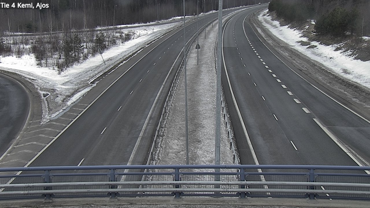 Kelikamerat Kuva Tie 4 Kemi, Ajos, Kemi, Lappi