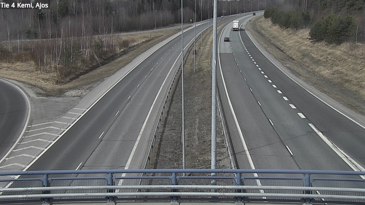 Weather Camera Image Road 4 Kemi, Ajos, Kemi, Lappi