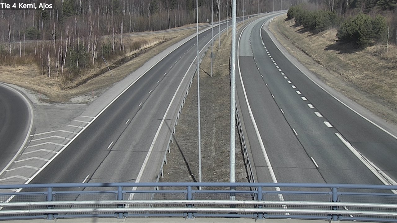 Weather Camera Image Road 4 Kemi, Ajos, Kemi, Lappi