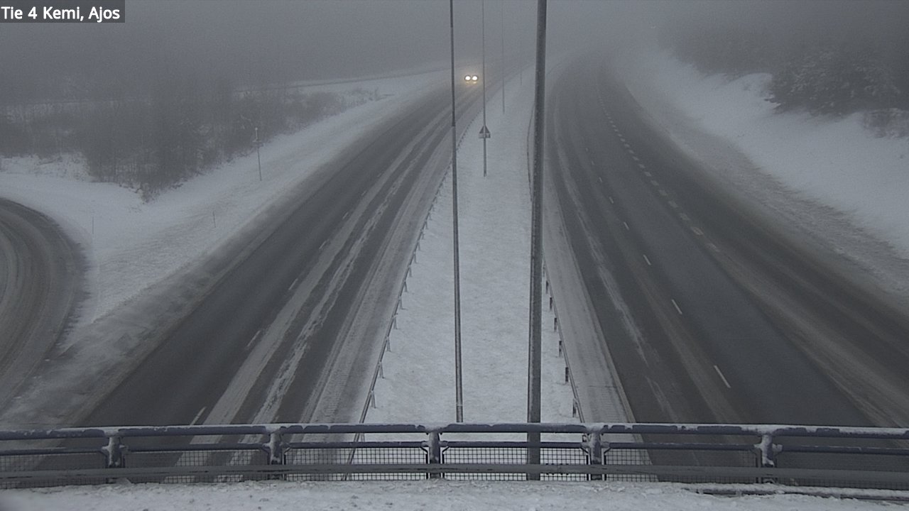 Weather Camera Image Väg 4 Kemi, Ajos, Kemi, Lappi